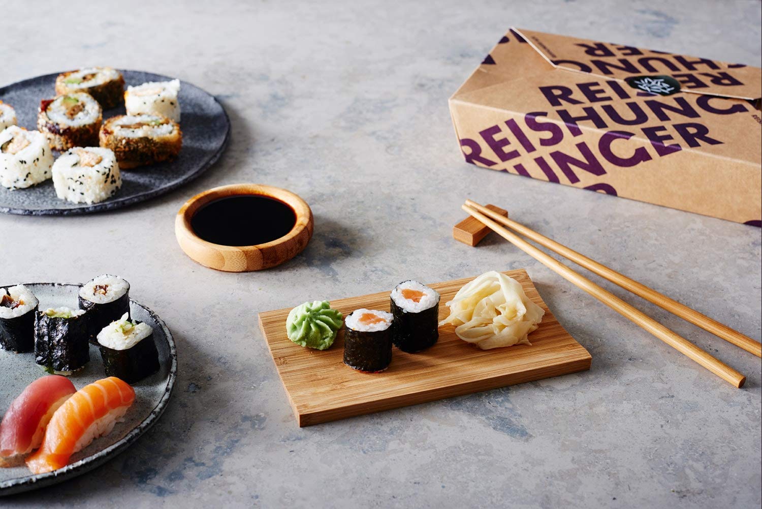 REISHUNGER Weißer Ingwer Sachets 5kg (1000 x 5g) - eingelegter Sushi Ingwer in Weiß