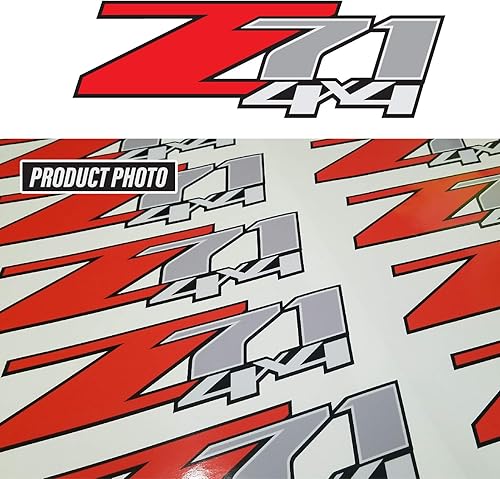 Miniatura 6 de Z71 4x4 (juego de 2 calcomanías) - F - 1500 2500 HD pegatinas (Z71 4x4 Original)
