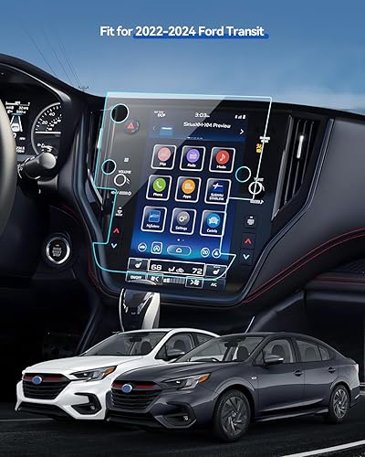 Miniatura 251 de Protector de pantalla de coche para Ford Edge 2024 2025 2023 2022 2021 (SE/SEL/ST-Line/Titanio/ST) Accesorios Protector de pantalla de vidrio