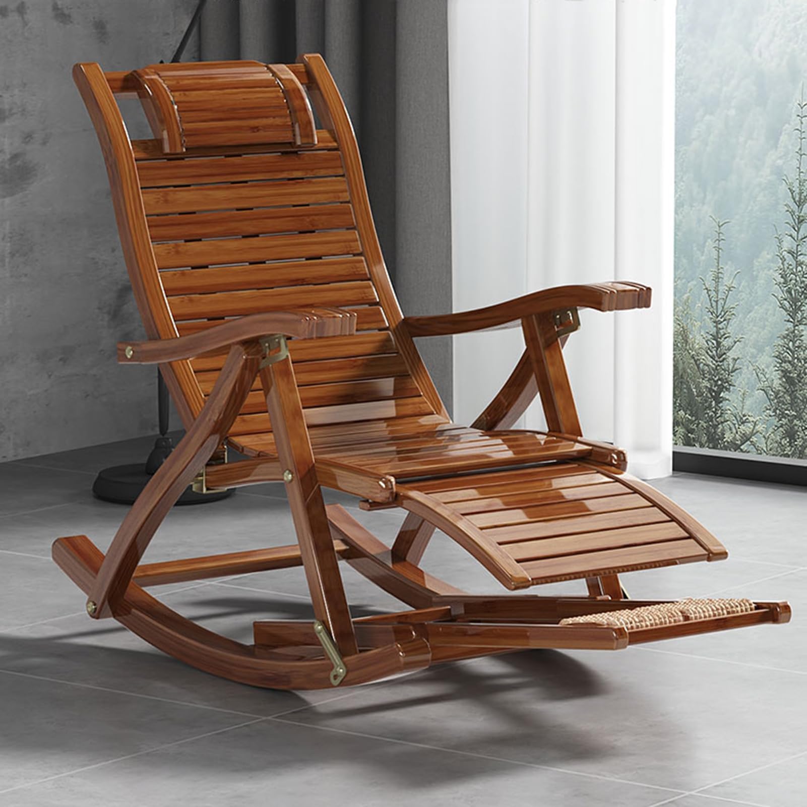 sedia a dondolo per esterni - sdraio pieghevole & lettino prendisole per sauna, sdraio pieghevole per balcone - sdraio da giardino perfetta per lettino prendisole, sdraio per patio, balcone