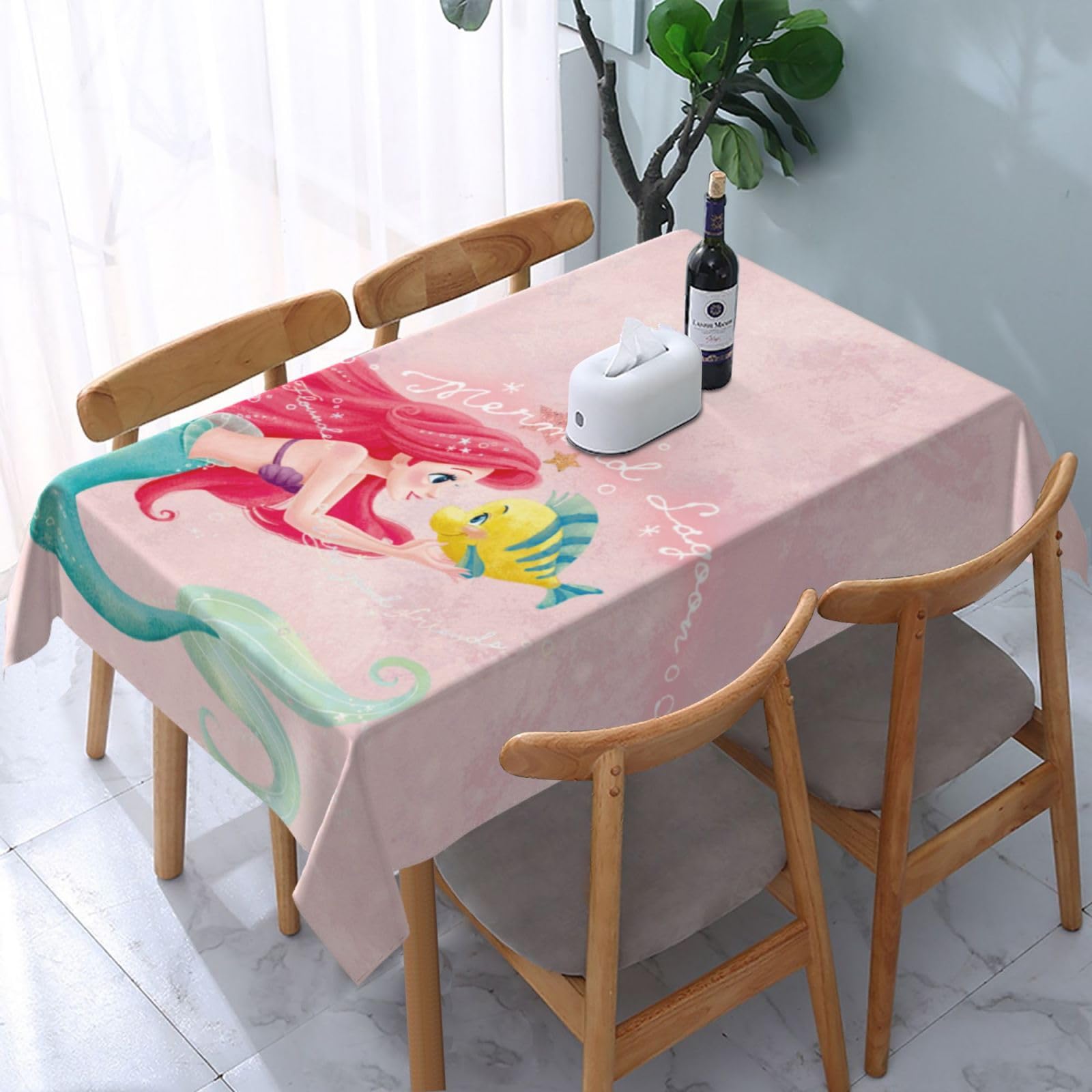 Amazon｜アリエル リトルマーメイド テーブルクロス テーブルマット  