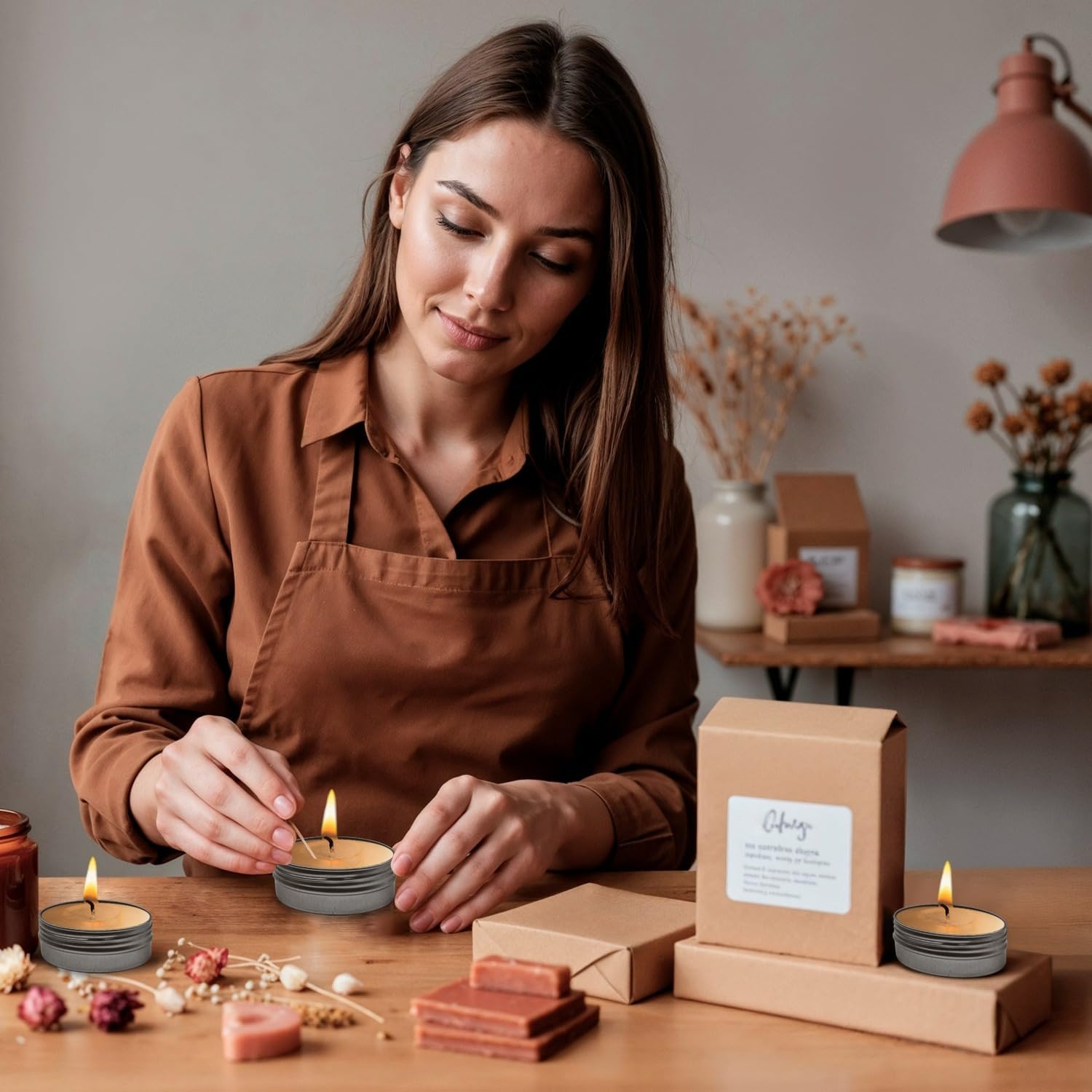 78 Pcs 2 oz Metal Tins With Lids, Salve Tins With Lids, Aluminum 2 oz Tin With Lid for Salve, Lotion Bars, Balms, Spices or Beard Balm