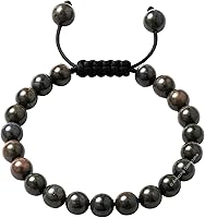Vista 554 de Amazing Gemstone Crystal Bracelet for Women Men's Gifts - Protection Healing Crystal Bracelet - 8mm Gemstone Beaded Adjustable Bracelet Pulseras
