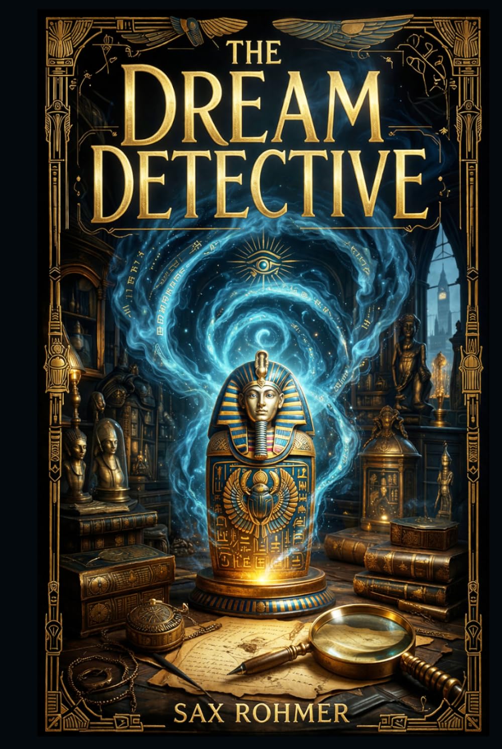 The Dream Detective: Ten strange investigations of murder, stolen artifacts, haunted rooms, and whispered conspiracies, blending vintage crime fiction with psychic method and gothic atmosphere