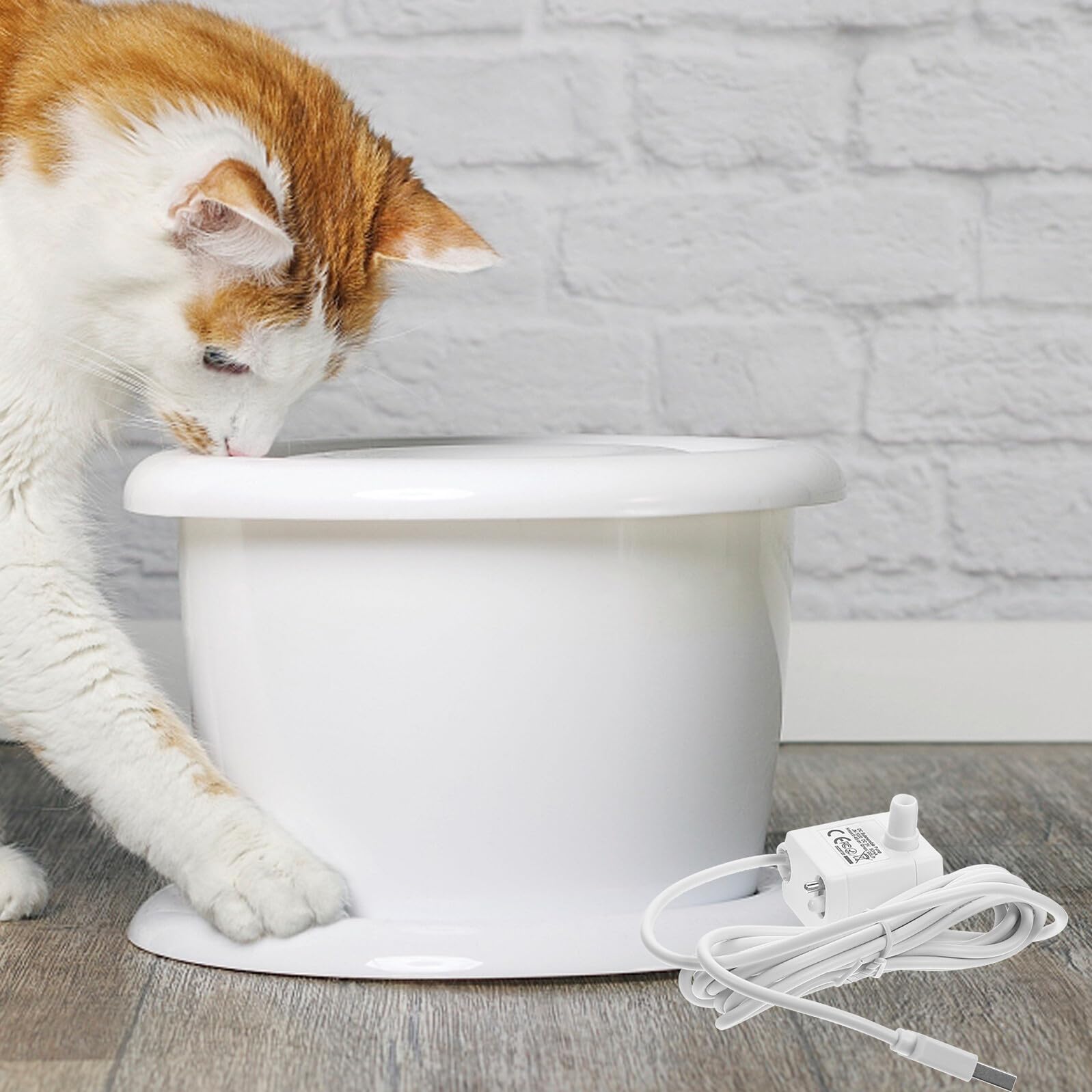 Bomba Fuente Agua para Gatos Silenciosa Ajustable con Luz LED Bomba Sumergible Repuesto Compatible Accesorio Dispensador Mascotas