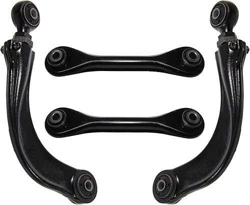 Miniatura 717 de Detroit Axle - Brazos de control delanteros inferiores con rótula + barras estabilizadoras de repuesto para Chrysler Dodge Intrepid 300M Concorde