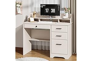 Rustic Farmhouse Desk with Storage