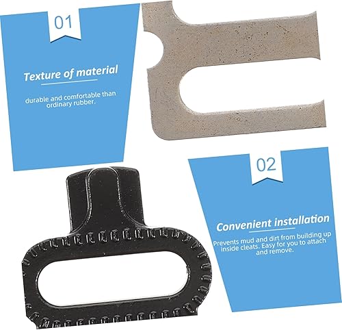 Miniatura 6 de BESPORTBLE 1 juego de monturas fáciles de montar regalos para la familia de bloqueo de bicicleta de montaña tacos de pedal autobloqueante pedales