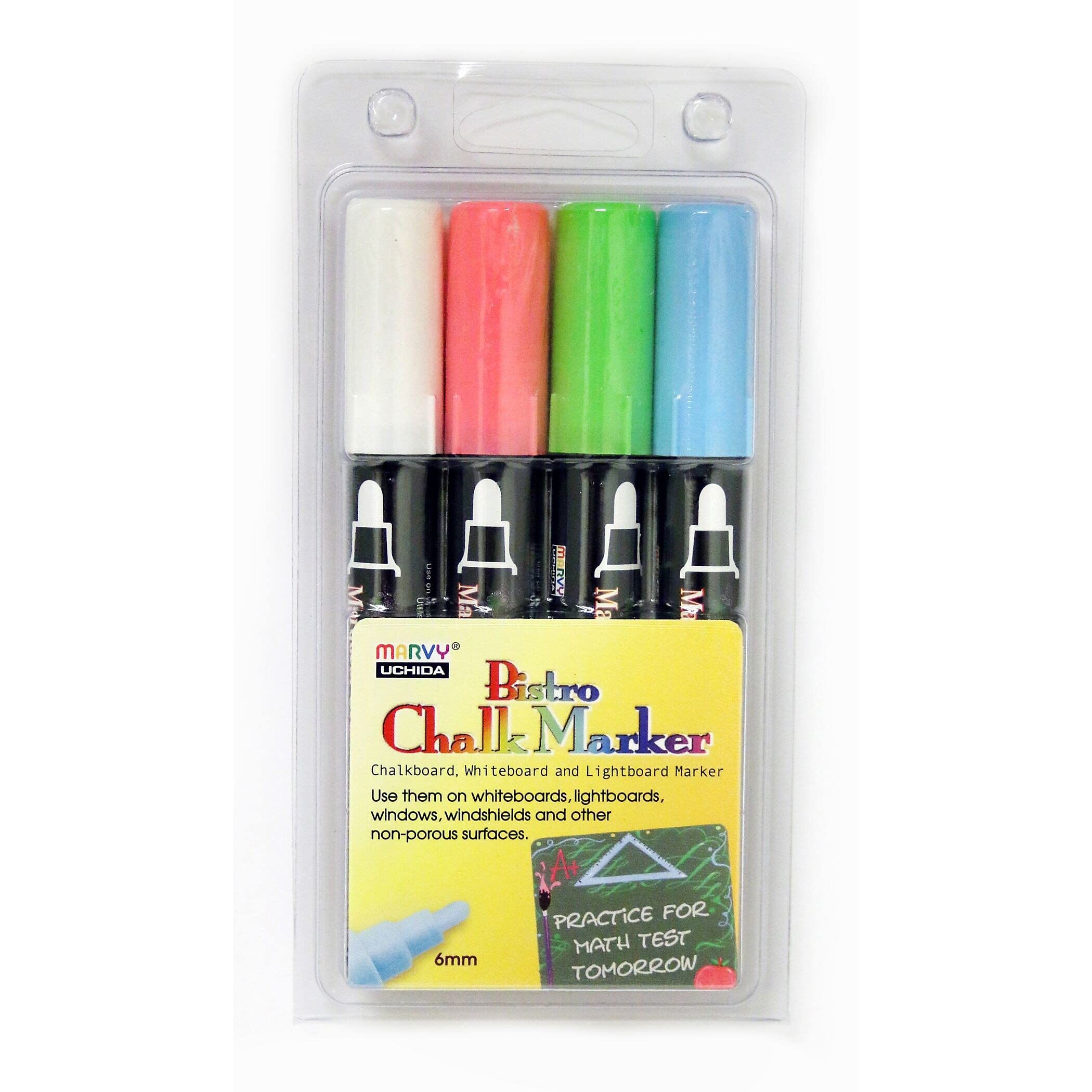 Bistro 4804ED Bistro Chalk Markers Brd Tip 4 Clr