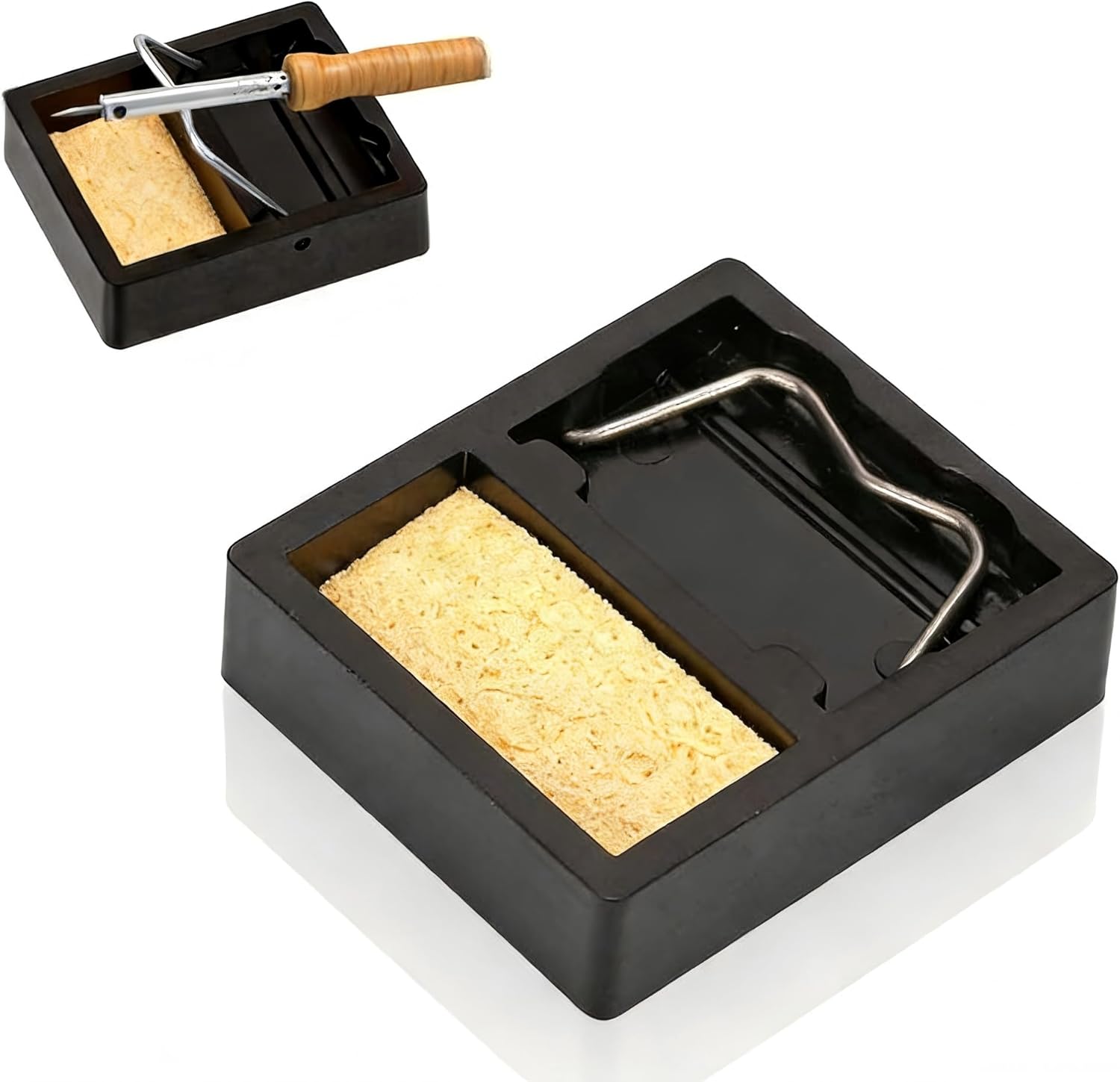 Electric Soldering Iron Stand Holder Soldering Iron Base soldering stand with Tip Cleaner Sponge for TS100 TS80P china Material