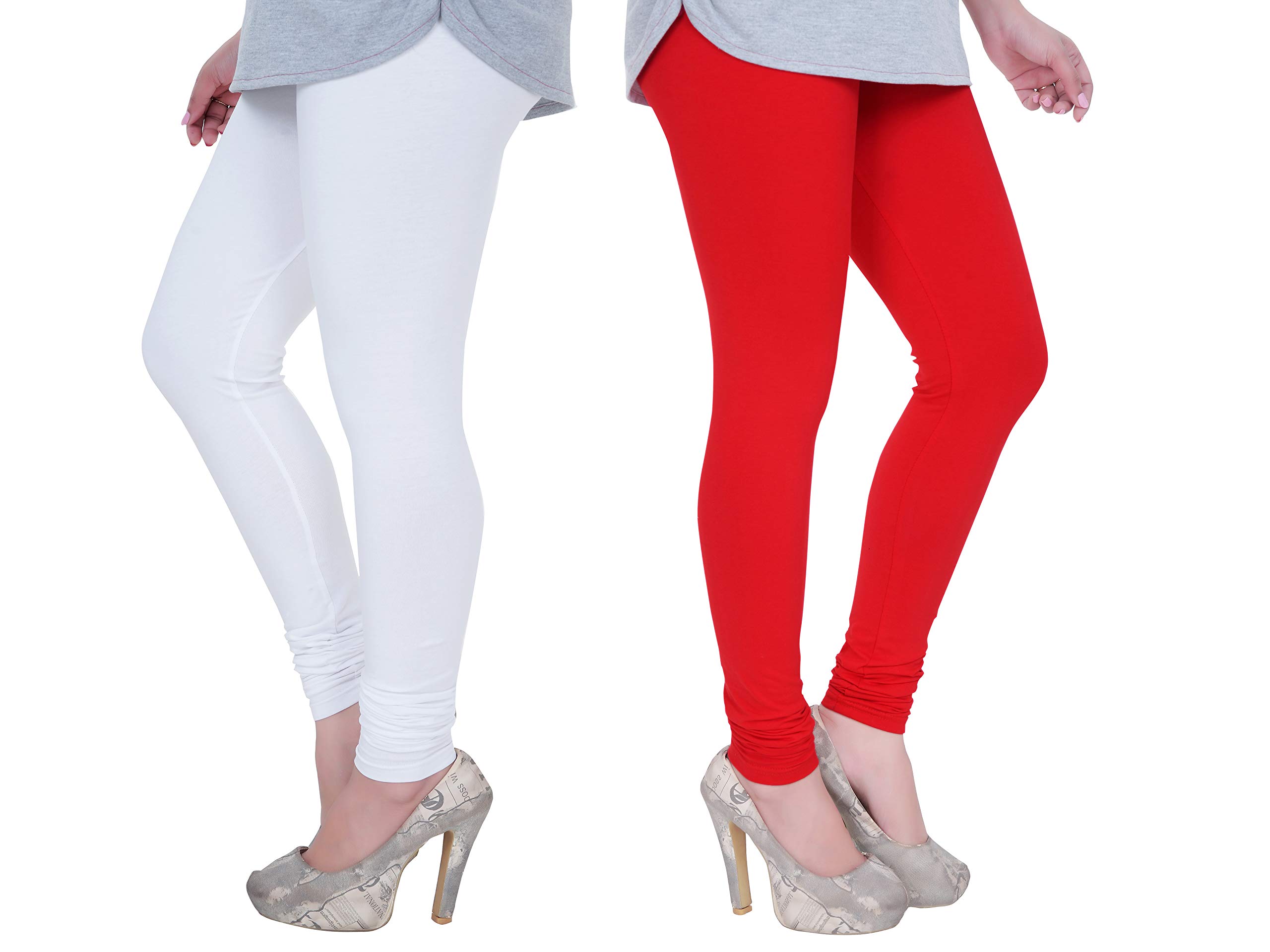 plus size Churidar Leggings for Women & Girls Combo (Pack of 2)-picture-7
