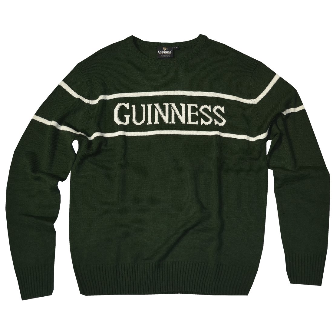 Buy Guinness Ireland Bottle Green Crew Neck Sweater Online at desertcartUAE