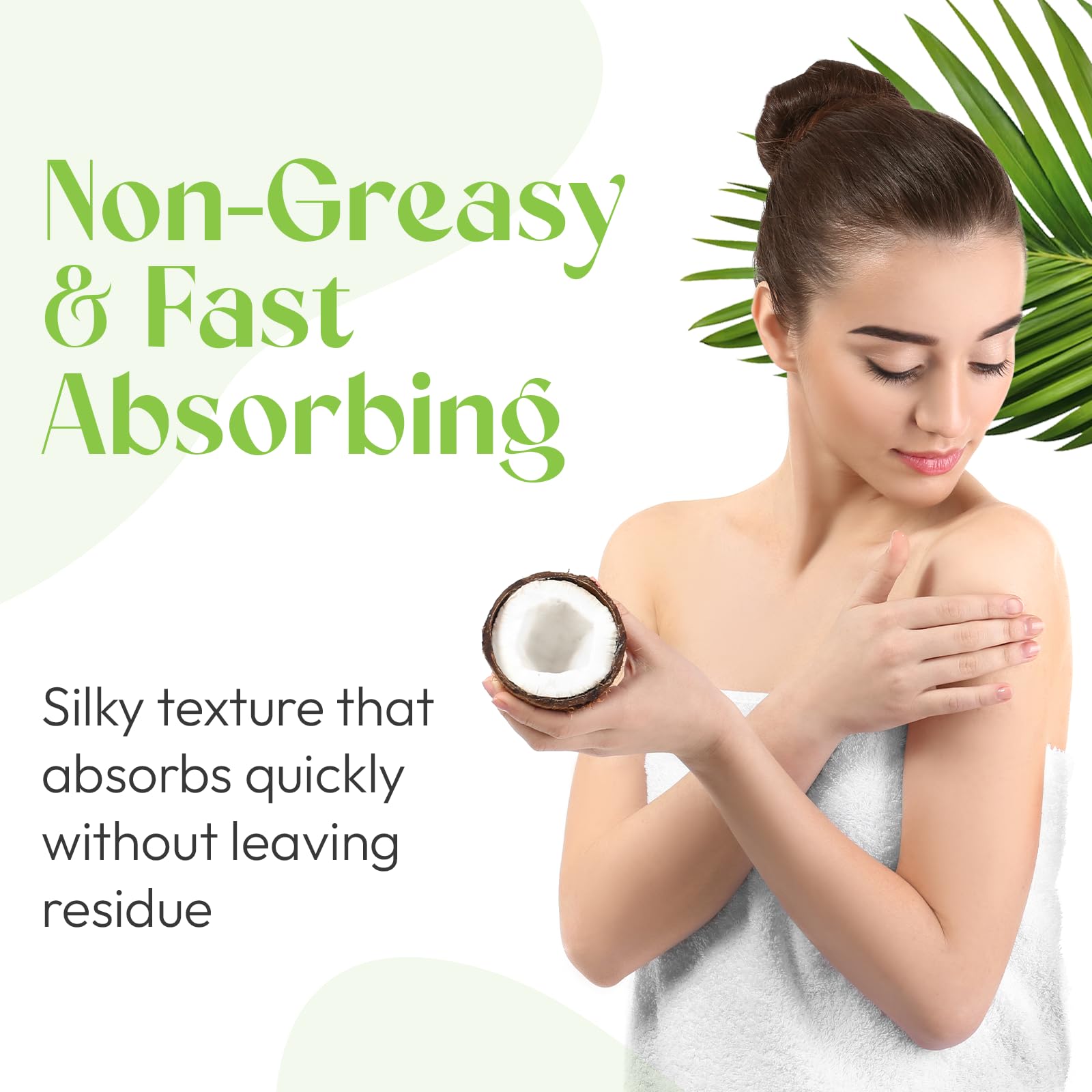 Natural Fractionated Coconut Oil 100ml Puro 100% Natural