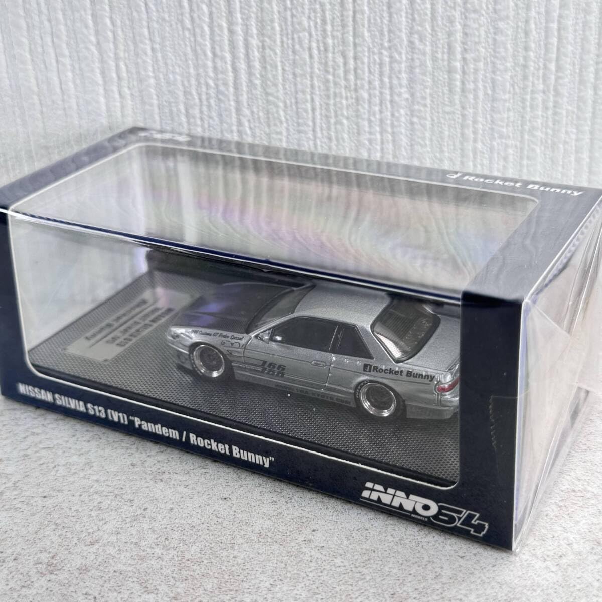 ロケットバニー シルビア 1/64 レビュー】INNO 1/64 日産 シルビア S13 ロケットバニー ダイ