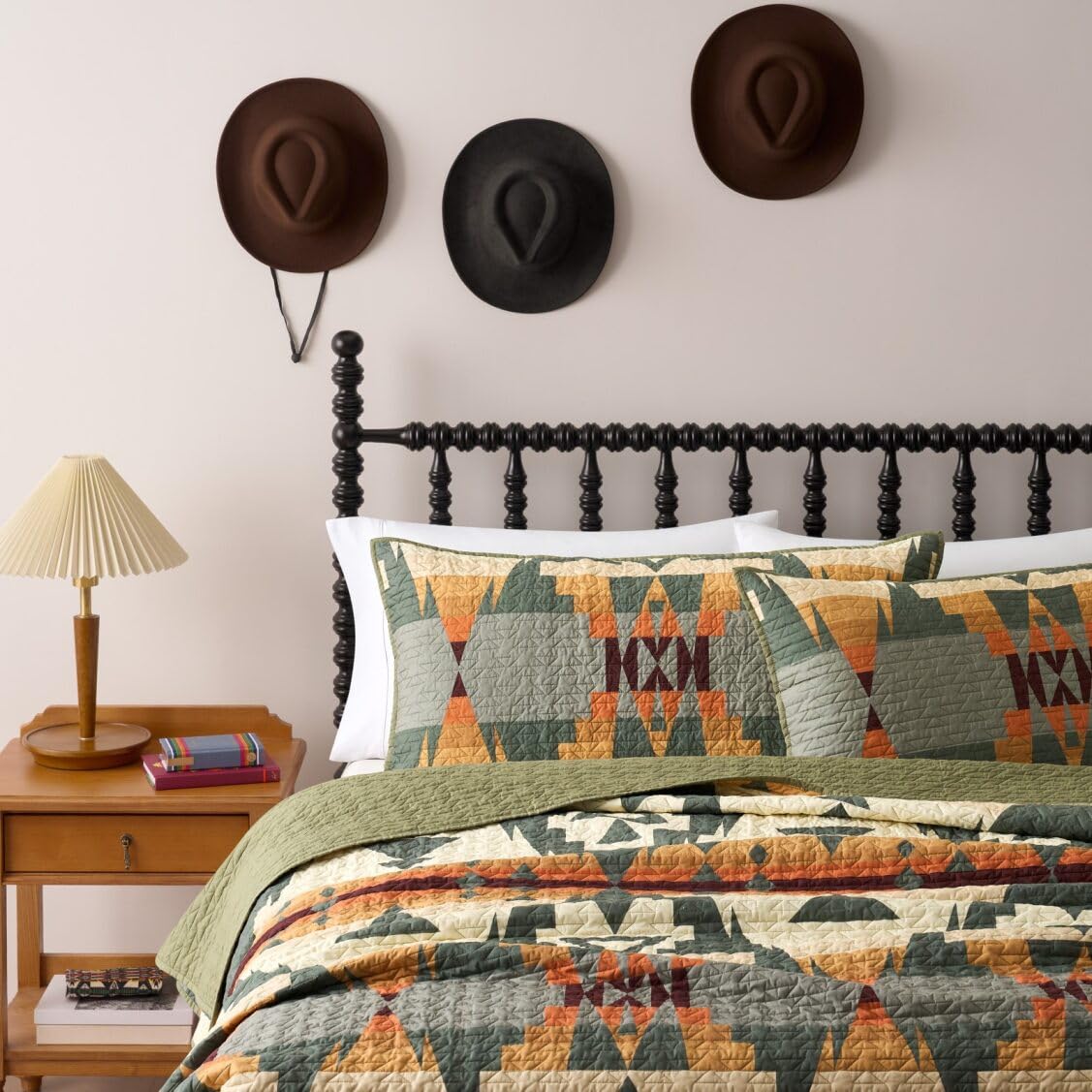 Amazon.com: Pendleton 100% Cotton 3 Piece Quilt Set with 2 Shams