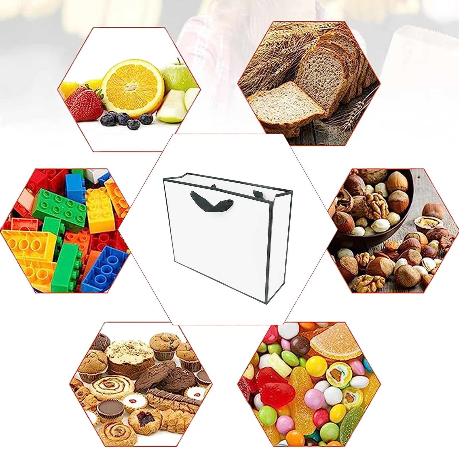 Lot De 100 Sacs Papier Kraft Blanc 15x26 Cm – Écologiques, Résistants & Polyvalents Pour Cadeaux, Alimentation, Fêtes & Marchés