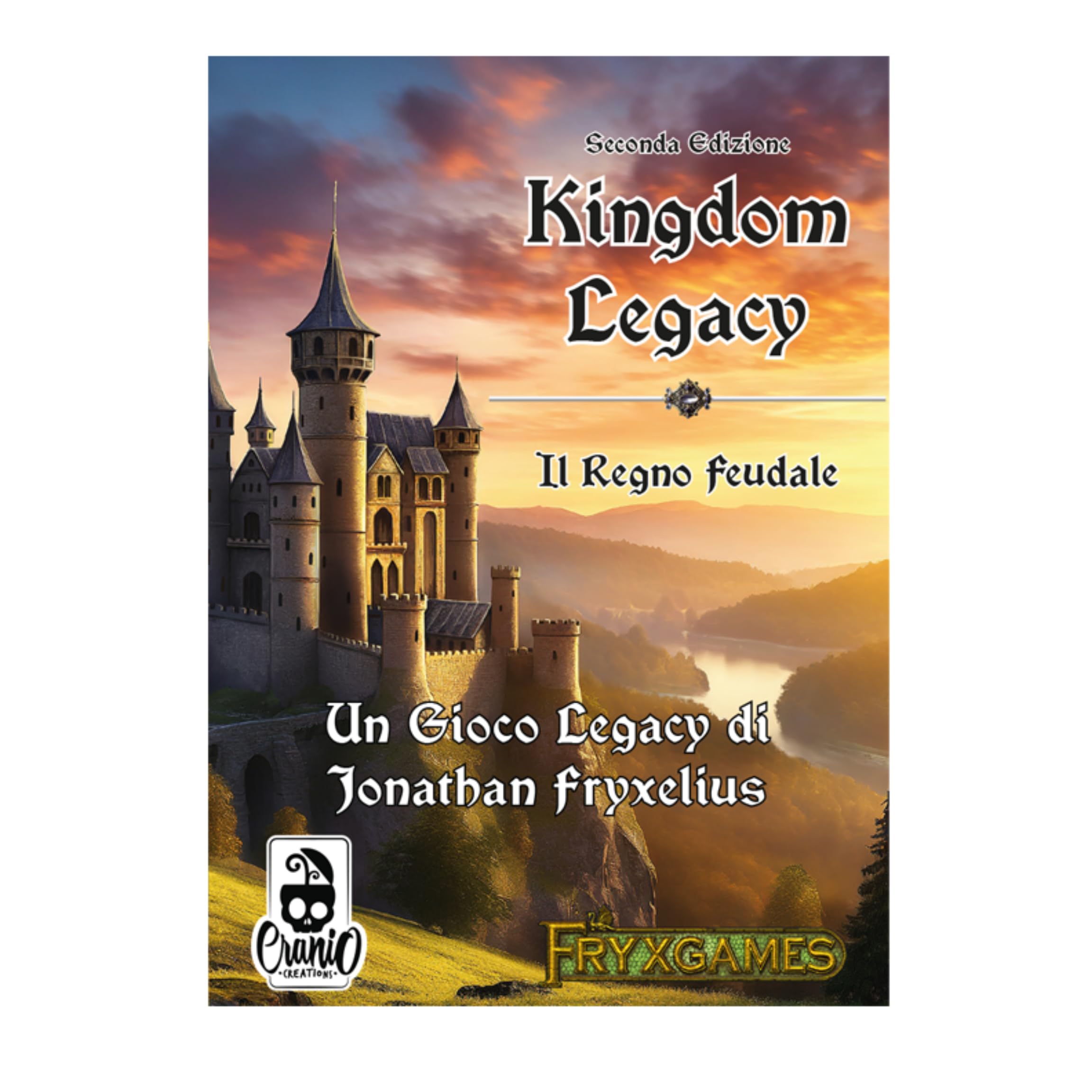 Cranio Creations - Kingdom Legacy - Baue Dein Königreich! - Solitärspiel - 360 Minuten - Expertenspiel - Alter 14+ - Ausgabe in Italienischer Sprache