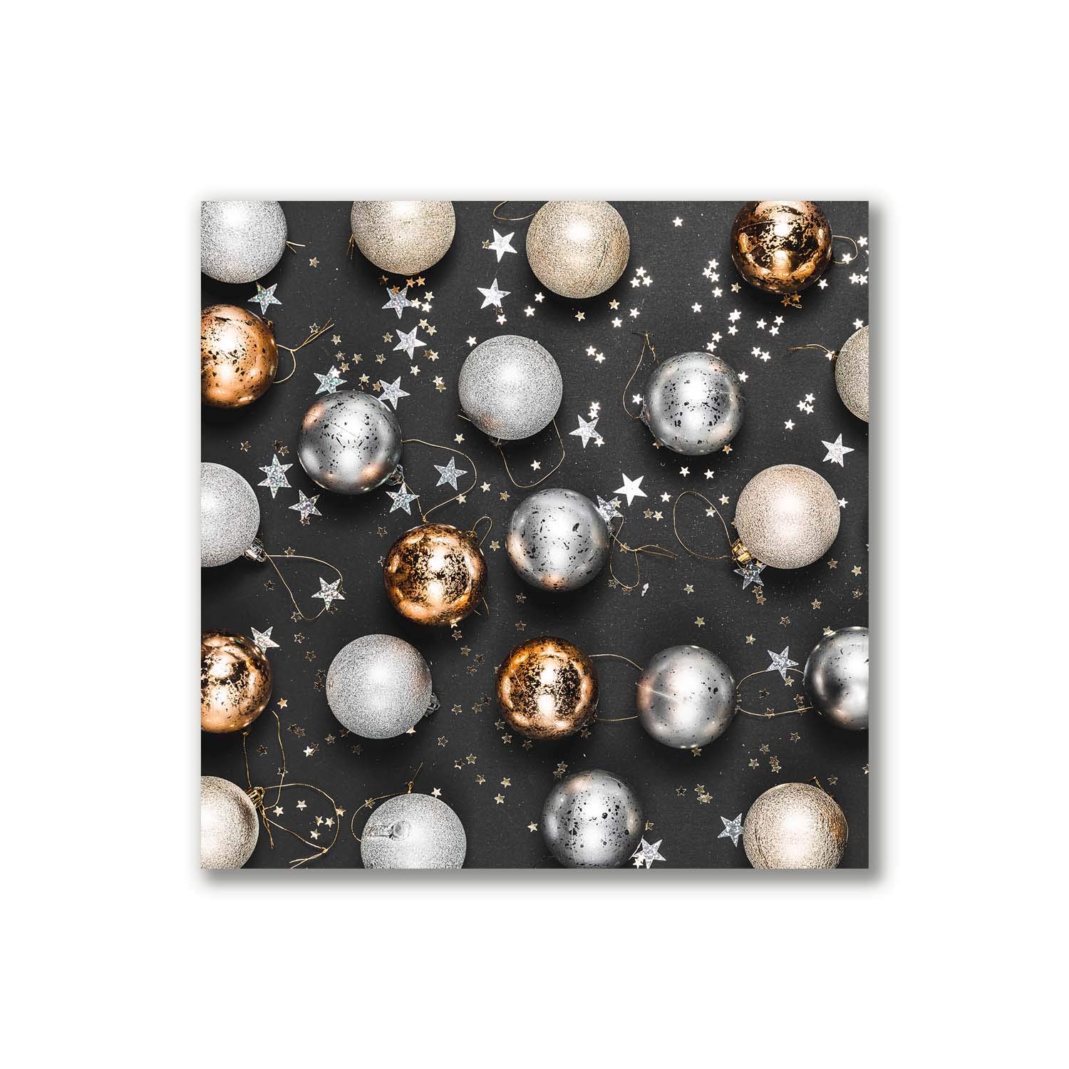Tableaux pour la mur Tulup : sublimez votre salon pour les fêtes avec une toile de Noël 40x40 cm