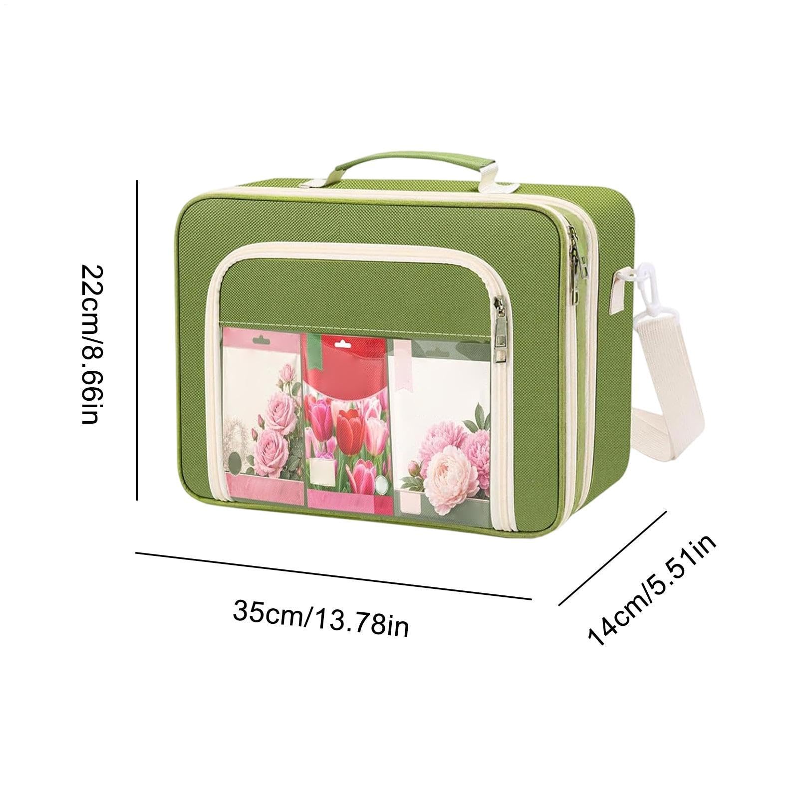 Scatola Portasemi Borsa Portatile Riutilizzabile Con Buste | Organizzazione e Conservazione Semi Per giardinaggio piantare piante verdure spazi esterni case giardini cortili fattorie