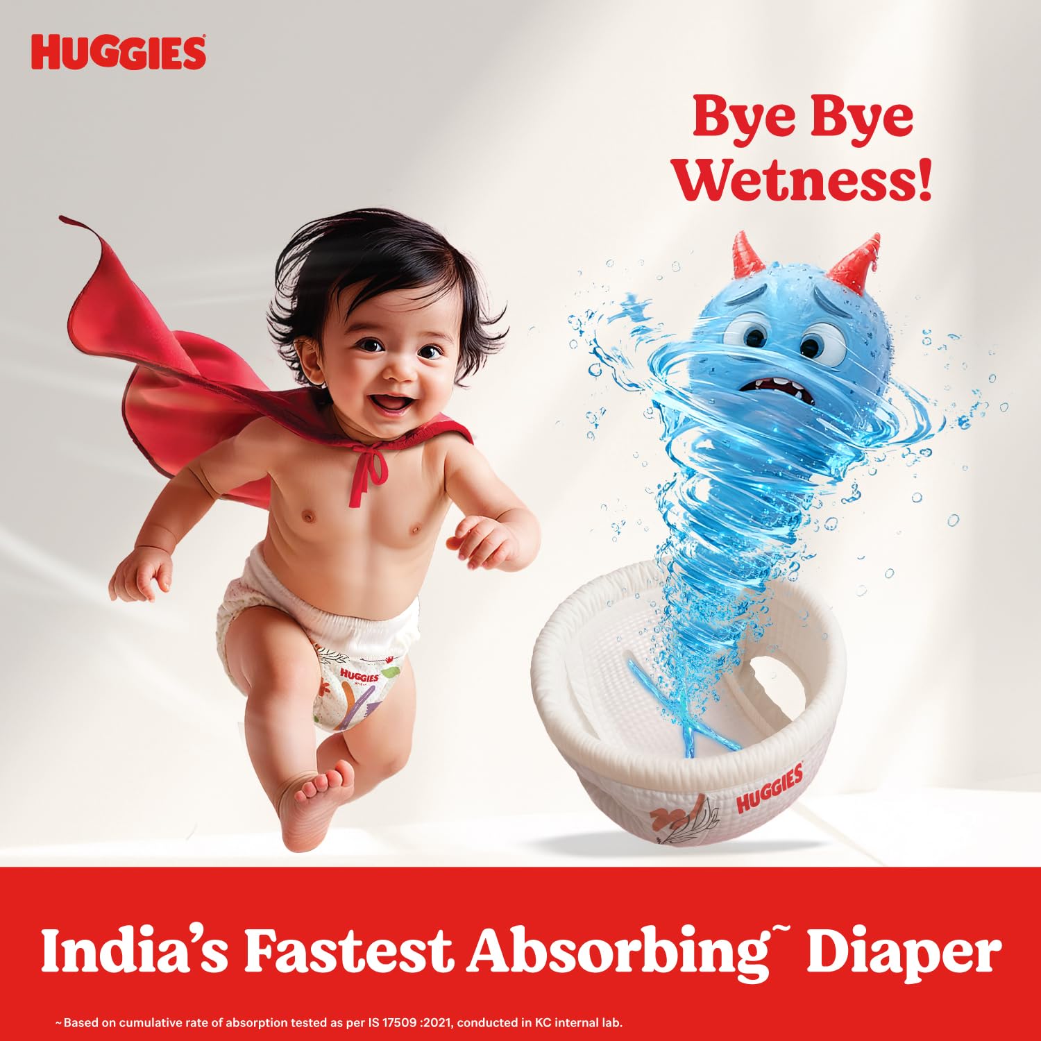 Huggies Complete Comfort Wonder Pants | Pant Style Baby Diapers Newborn Size (NB/XS), 90 Count | India's Fastest Absorbing Diaper, Prevents Diaper Rash, Ideal for 0-5 Kgs