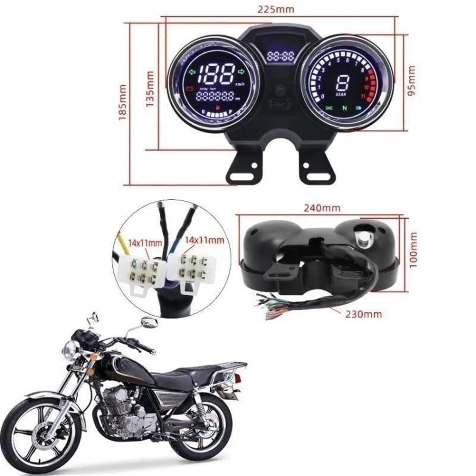 moto Medidor distancia Instrumento Para Rc200 RC250 Trueno 125