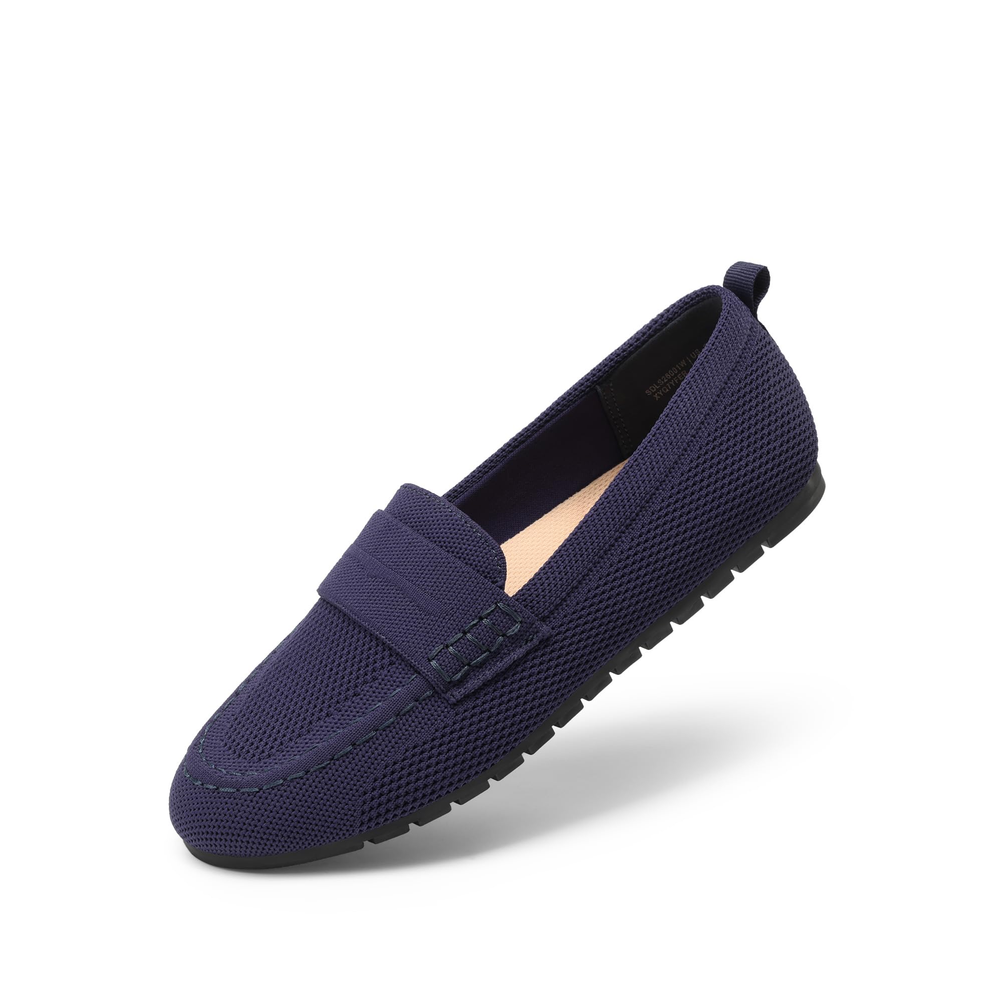 DREAM PAIRS Scarpe Mocassini da Donna in Maglia Penny - Slip-On Casual, Comodi, Ideali per Lavoro e Passeggio