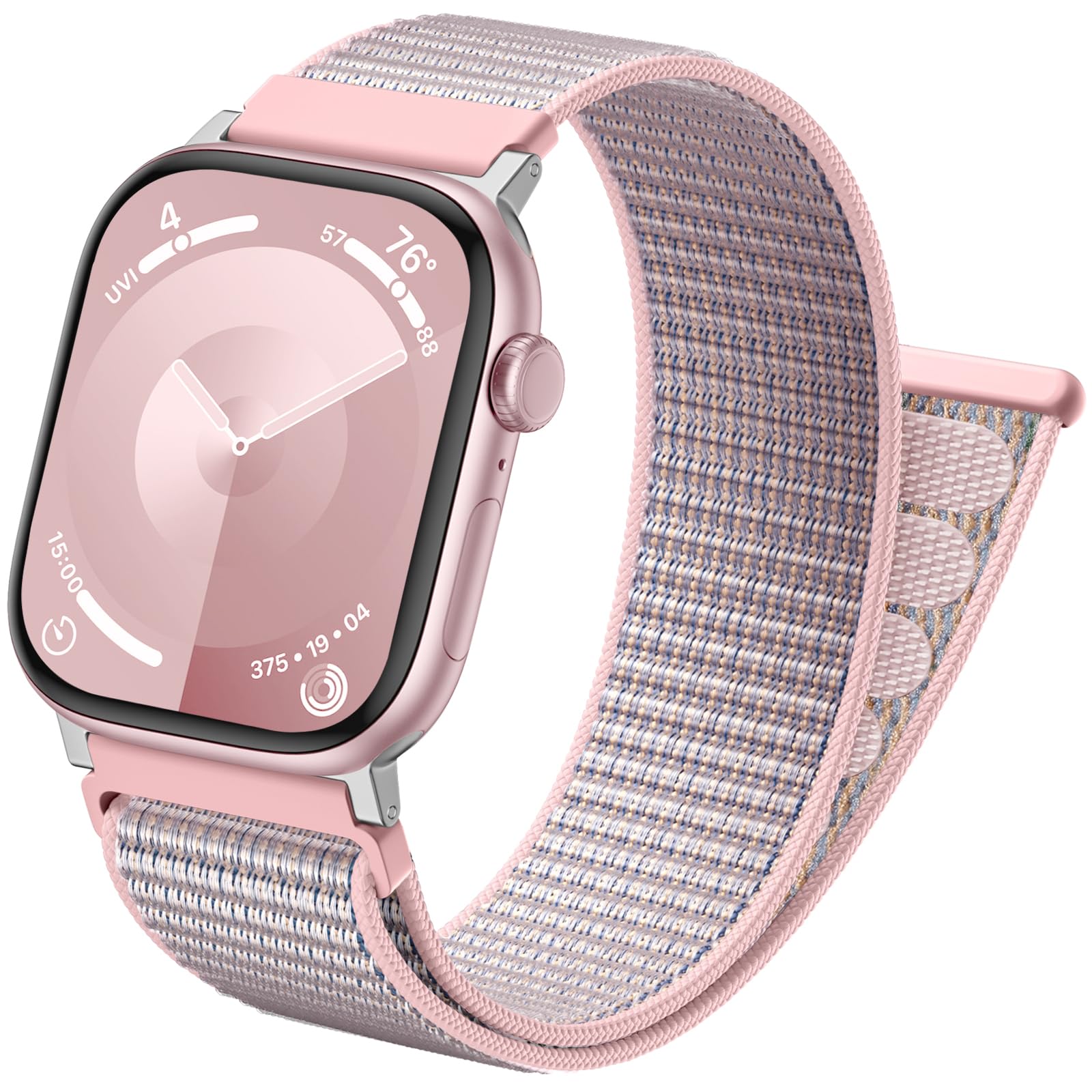 Netolo Sport Loop Band Kompatibel mit Apple Watch Armband 44mm 45mm 46mm 49mm 42mm Herren Damen - Nylon Armbänder für iWatch Series 11 10 9 8 7 6 5 4 3 2 1 SE Ultra 2 Ultra