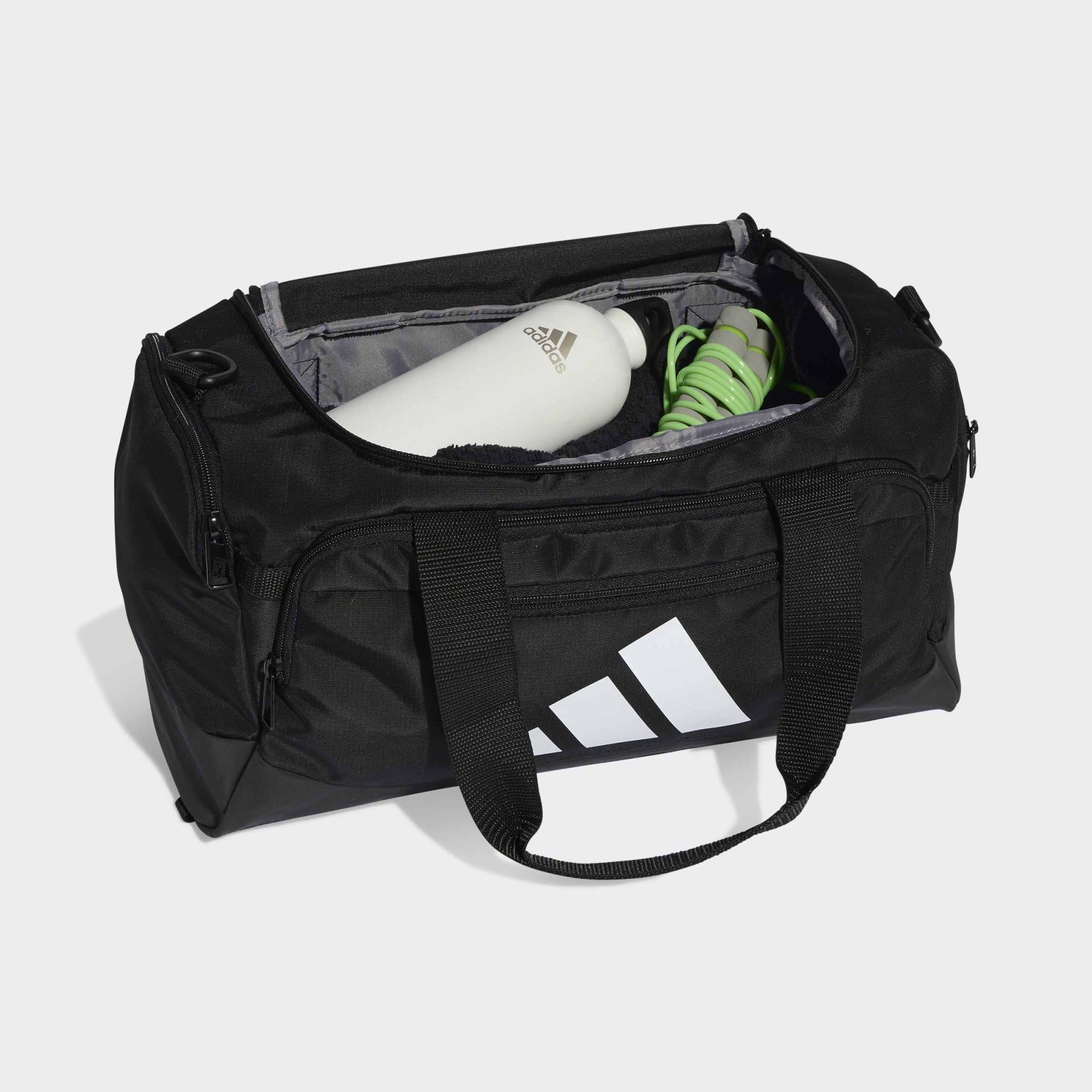 adidas Uniseks Training Defender Duffle Bag Xsmall Duffel Bag, black/white, One size