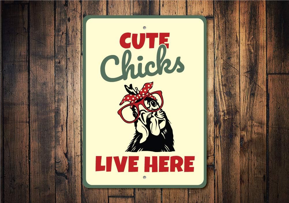 Funny Chicken Coop Sign, Farm Humor Sign, Barn Sign, Chicken Coop Sign - 10" x 14"