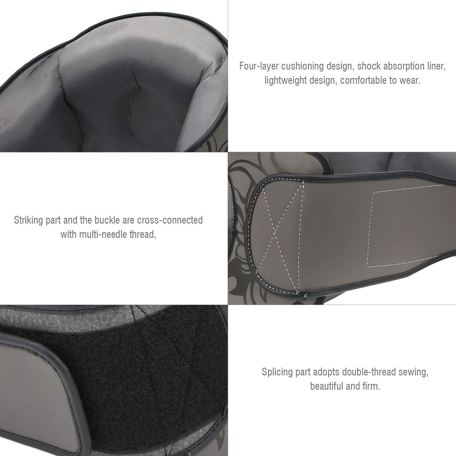 VGEBY Boxing Belly Pad, Comfort Body Shield Thicken Protector for MMA Muay Thai