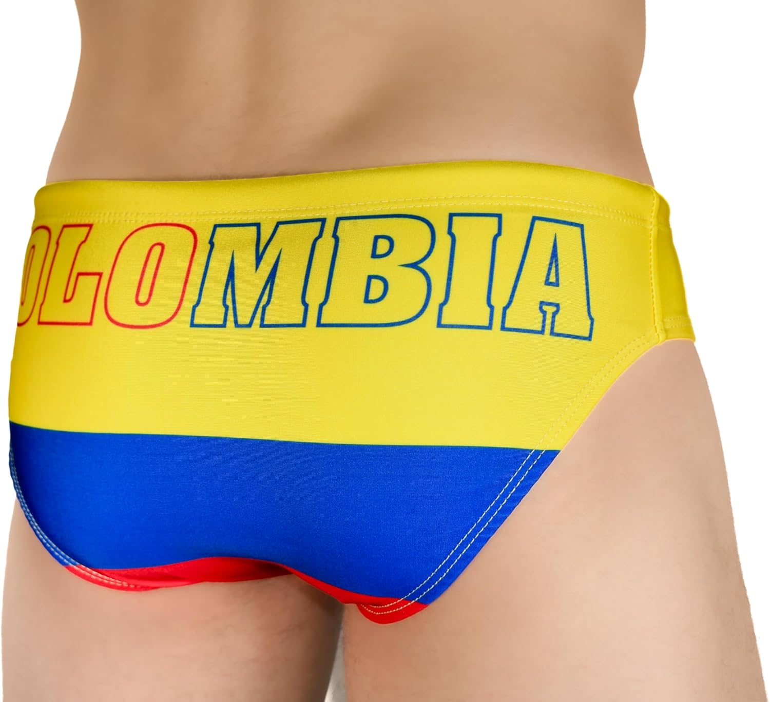 Colombia Flag Men's Swimbrief - Men's Swimbrief - Colombia Flag Bikini - Colombia Pride Swimwear