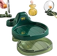 Vista 21 de Espátula de cocina multifunción, soporte multifuncional para espátulas de cocina con soporte de tapa, soporte para cuchara con soporte para tapa