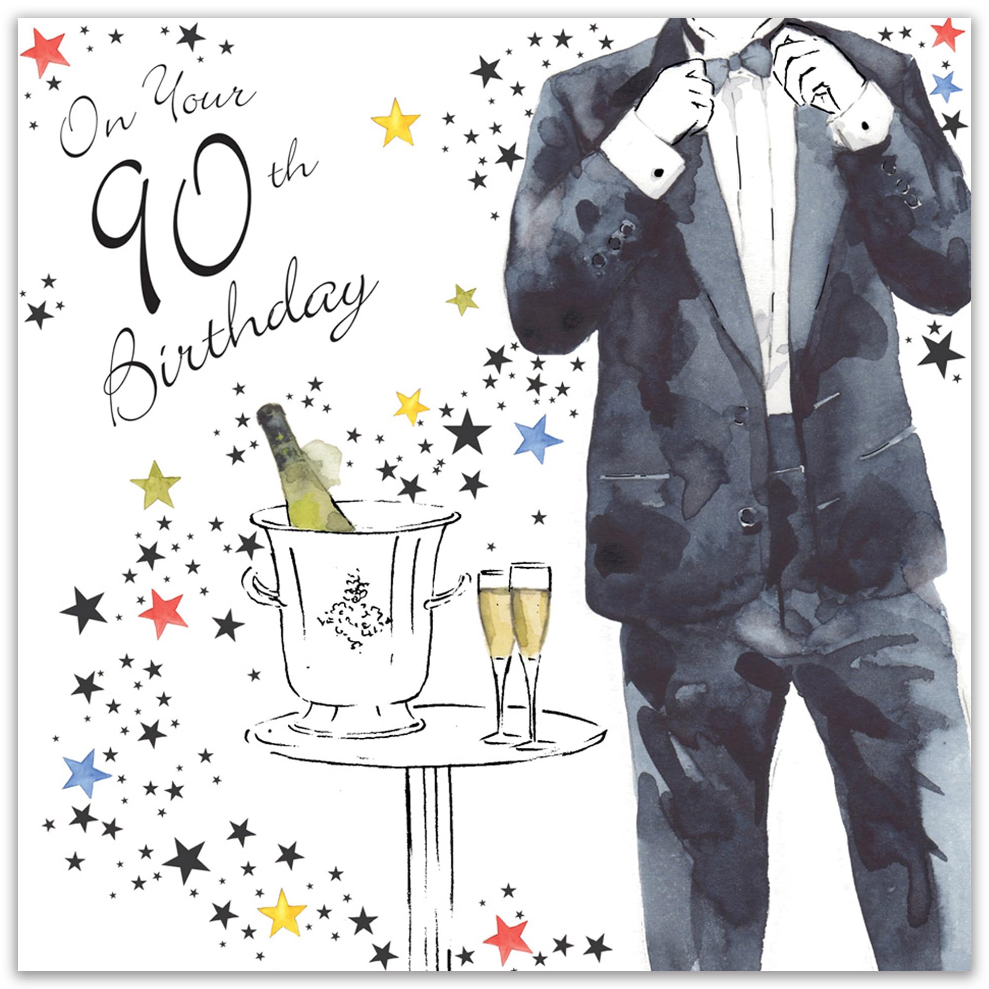 Amazon.com : Twizler Happy 90th Birthday Card for Him with