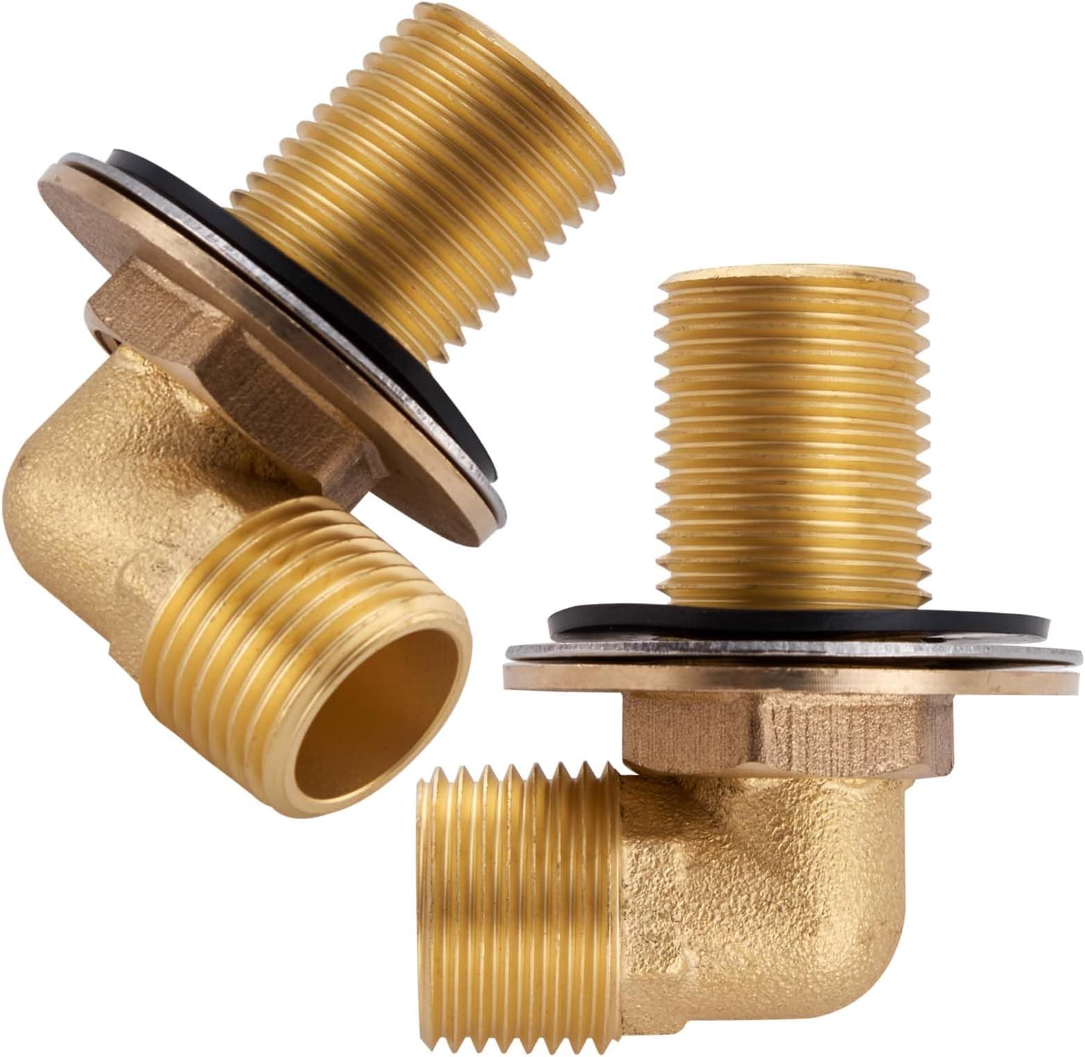 Joywayus Wall Mount Commercial Faucet Installation Kit, Brass 1/2" G