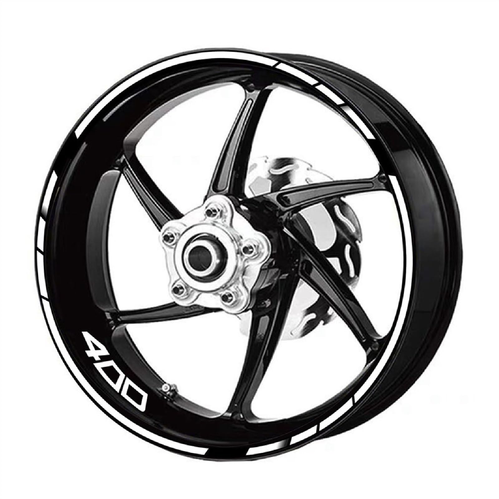 Motorcycle Wheel Stickers for Kawasaki for Z400 for Z-400 for Z 400
