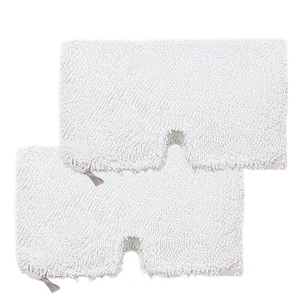 klaqian 2 Pack Steam Mop Replacement Pads for Shark S3500 Series S3501 S3601 S3550 S3901 SE450 S3801CO S3601D S2901 S2903 Steam Pocket Mop