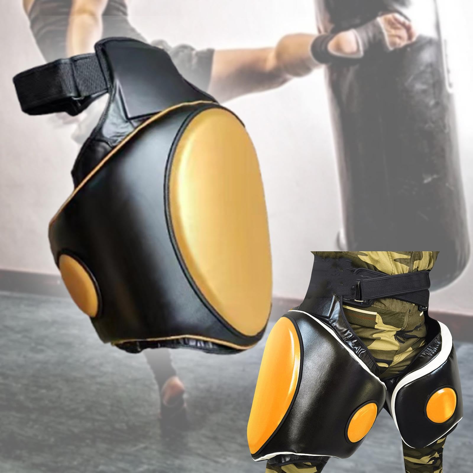 Oshhni Boxing Currved Musavo Patada con Almohadilla de carrocería llamativa PU Boxing Papas Muay Thai Kickboxing Manijas Acolchadas de MMA MMA TIGNO