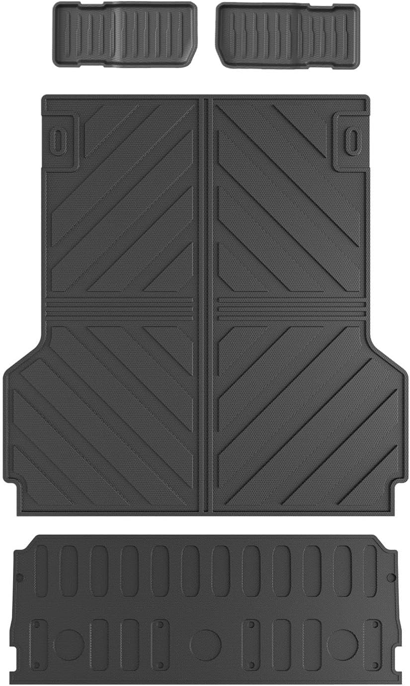 powoq Truck Bed Mat Compatible with 2022-2025 Ford Maverick Tailgate Mat Fuel 2nd Under Seat Storage Liner Tailgate Protector All Weather Replacement for 2022-2024 2025 Ford Maverick Accessories