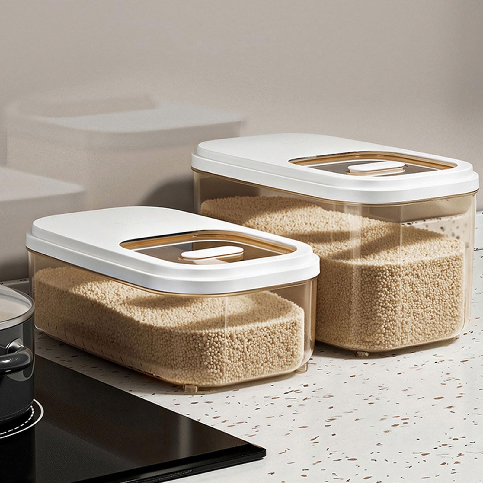 Contenitore per Cereali sigillato con Coperchio Scorrevole per Contenitore per Farina d ' Avena e Cibo per Animali Domestici