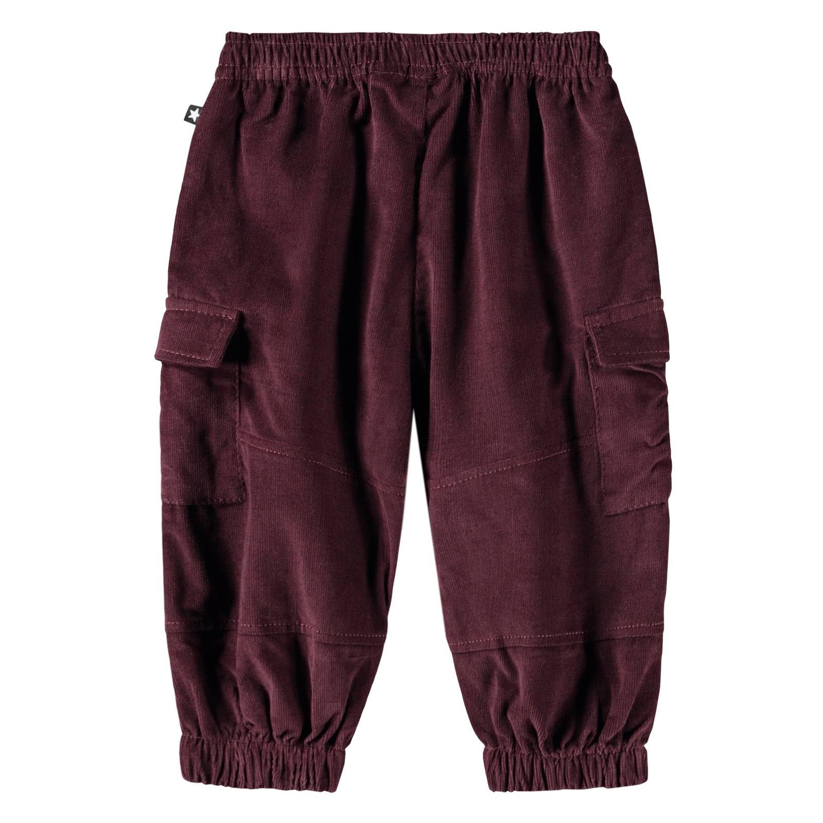 Molo Baby Mädchen Cordhose SAE Forestberry GOTS