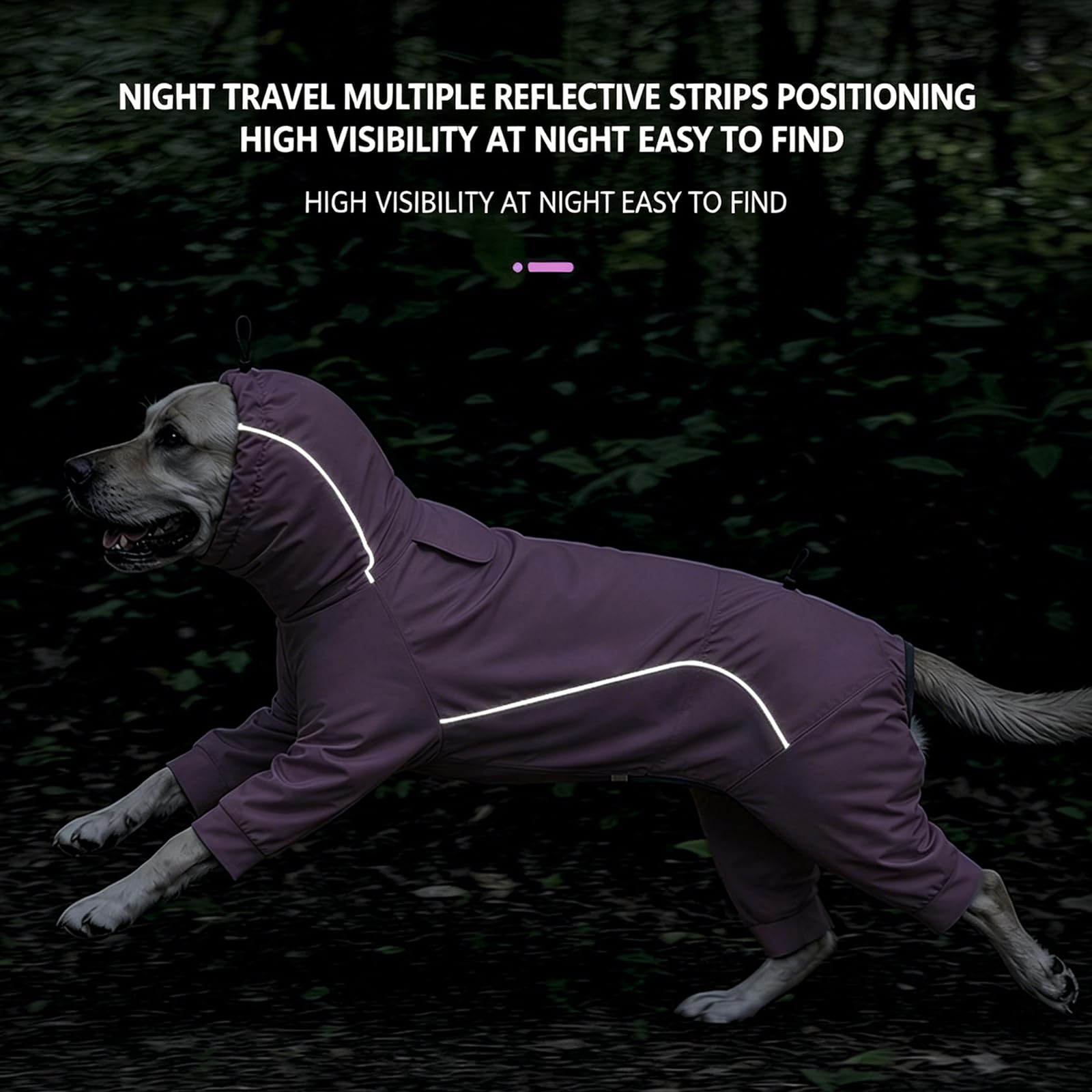 Chaleco Exterior para Perros con tecnología Que Absorbe la Humedad Detalles Reflectantes Ropa antimosquitos para Perros para Paseos nocturnos Seguros Camisa Rapiddry