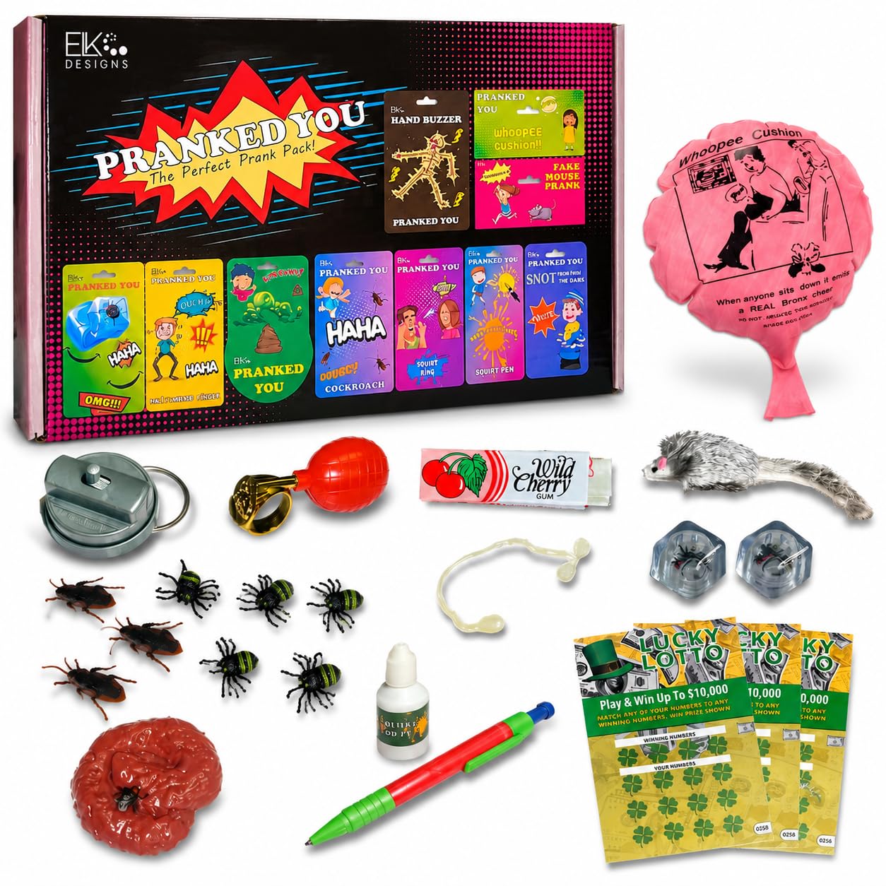 Amazon.com: ELK DESIGNS Prank Kit - Funny Pranks for Kids - April