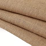 Tela De Yute Por Metro - 100 x 160 cm. Tela De Tapicería Manta De Yute De Primera Calidad Arpillera Hecha De Fibras Naturales Para Manteles Cojines y bolsos 295 g/m²