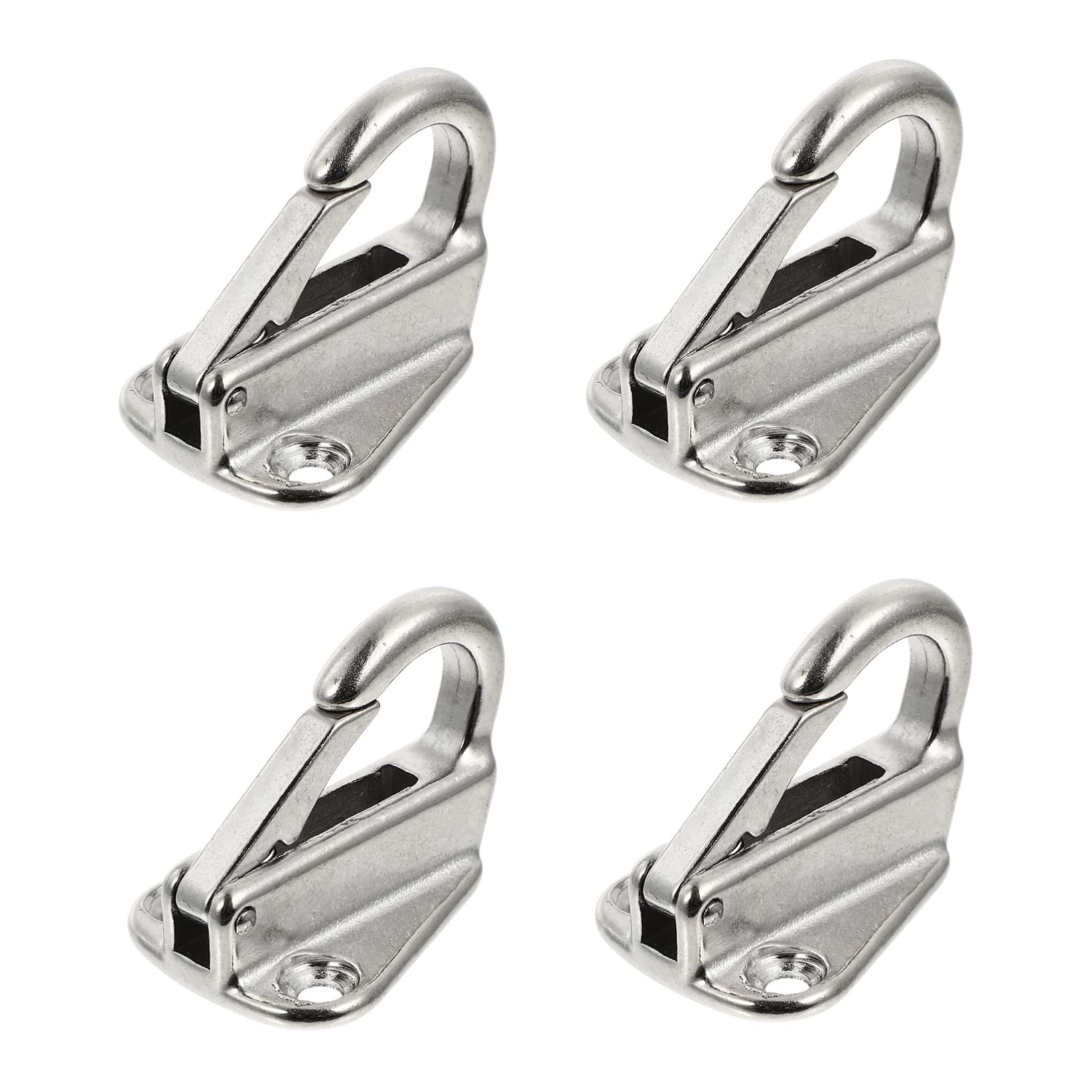 Mipcase Boat Hook Floating Hook 4pcs Marine Stainless Steel for Coat and Dirt Board