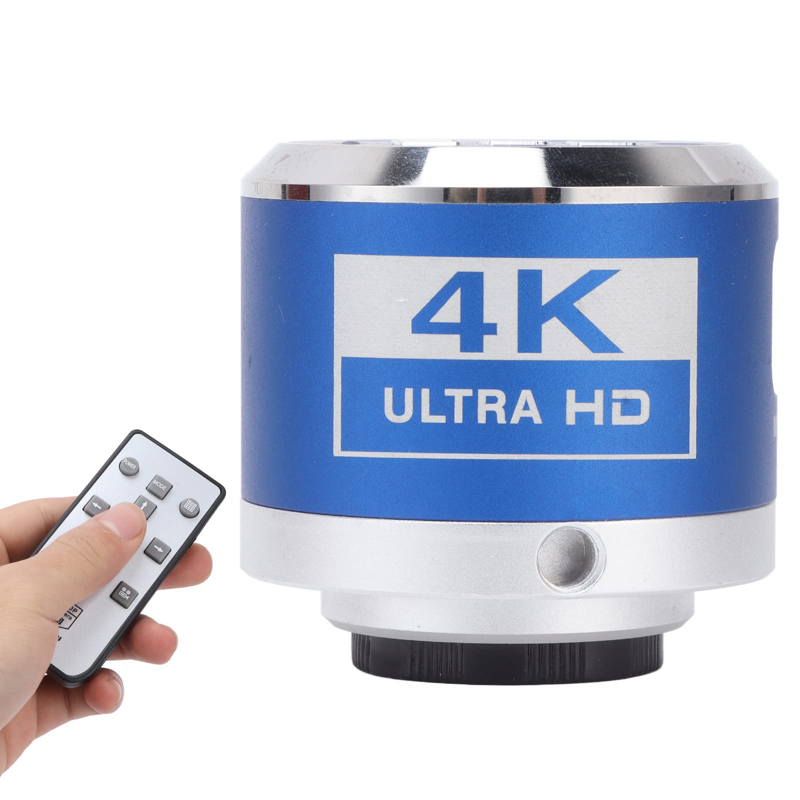 Digitale Mikroskopkamera 4K HDMI, Hochauflösende Labor-Industrie Kamera mit UVC-Schnittstelle für Video Fotografie Aufzeichnung 3840x2160 bei 30fps und 1920x1080 bei 120fps