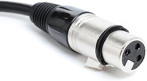 Miniatura 7 de CHAUVET DJ Iluminación LED, negro (DMX3F5M) y ADJ Products AC3PM5PFM 3P macho XLR a cable XLR hembra 5P