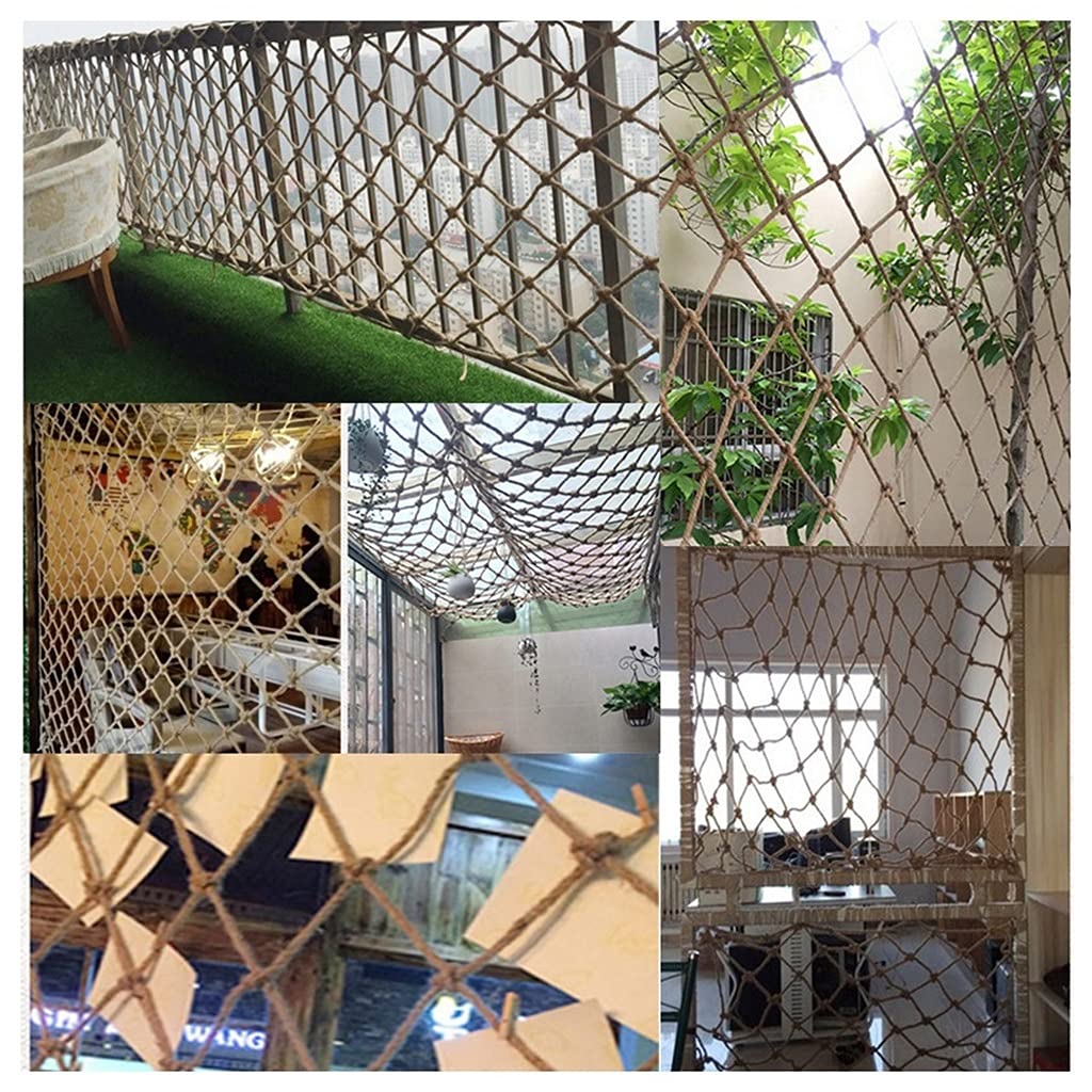 Siatka wspinaczkowa dla dzieci, siatka C 8 mm, na plac zabaw, domek na drzewie, zestaw huśtawek, ściana skalna, 2 x 2 m, żółta - sprzęt do zabawy i przygód na świeżym powietrzu