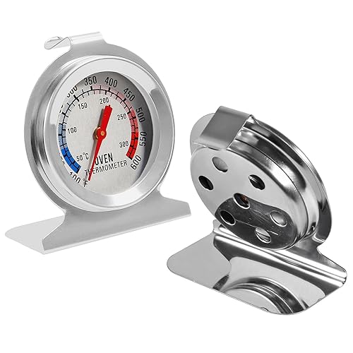 Miniatura 4 de Termómetro de horno de lectura instantánea de acero inoxidable para parrilla de 122.0-572.0 F100-600F para cocina, hornear (10 unidades)