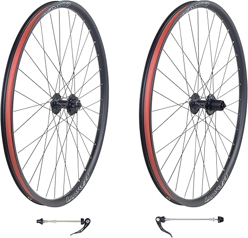 WEEROCK Juego de ruedas MTB de 27529 pulgadas llantas de doble pared de aleación de aluminio para bicicleta de montaña juegos de ruedas delanteras y WEEROCK Juego de ruedas MTB de 27529 pulgadas llantas de doble pared de aleación de aluminio para bicicleta de montaña juegos de ruedas delanteras y