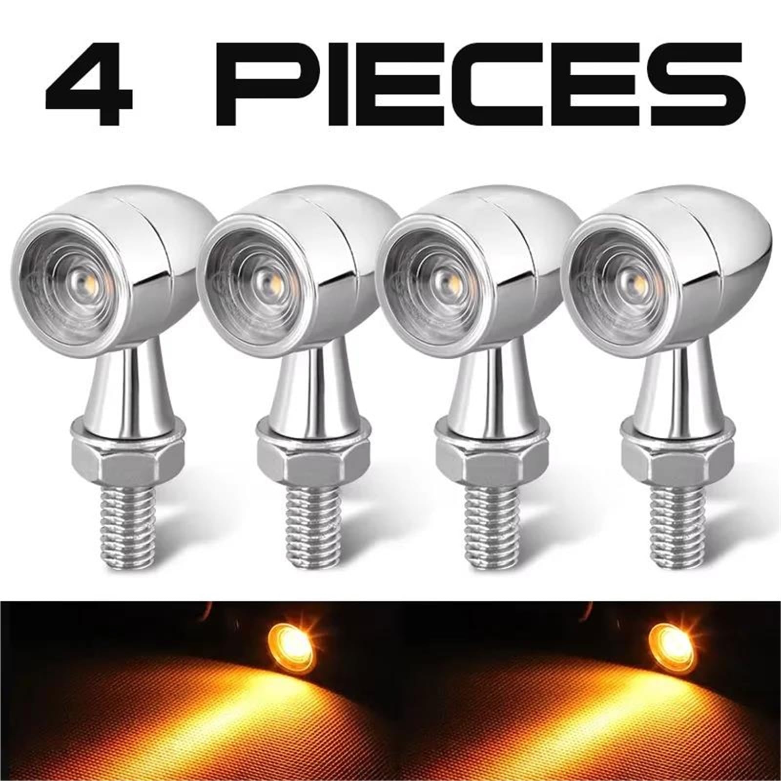Faro Di Svolta Per Moto Per CRF250L CRF250L Rallying CRF300L Rallying CRF450L CRF1000 CRF1100 X-ADV750 ADV150 Luce lampeggiante indicatore(Giallo,4 pezzi)